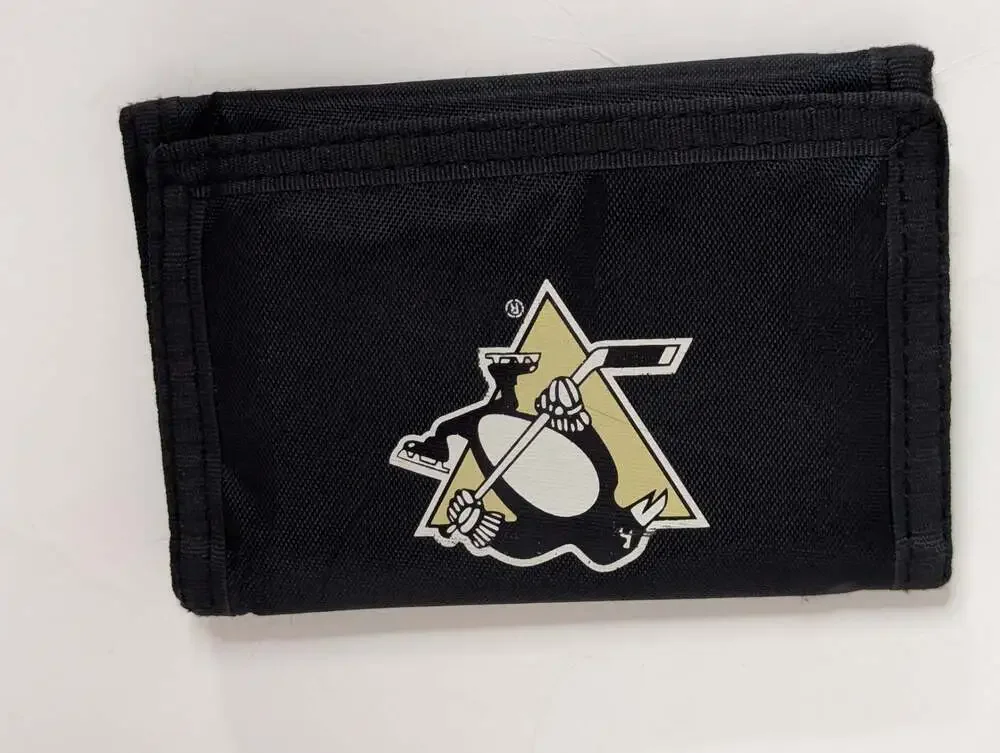 NHL Pittsburgh Penguins Nylon Tri-Fold wallet